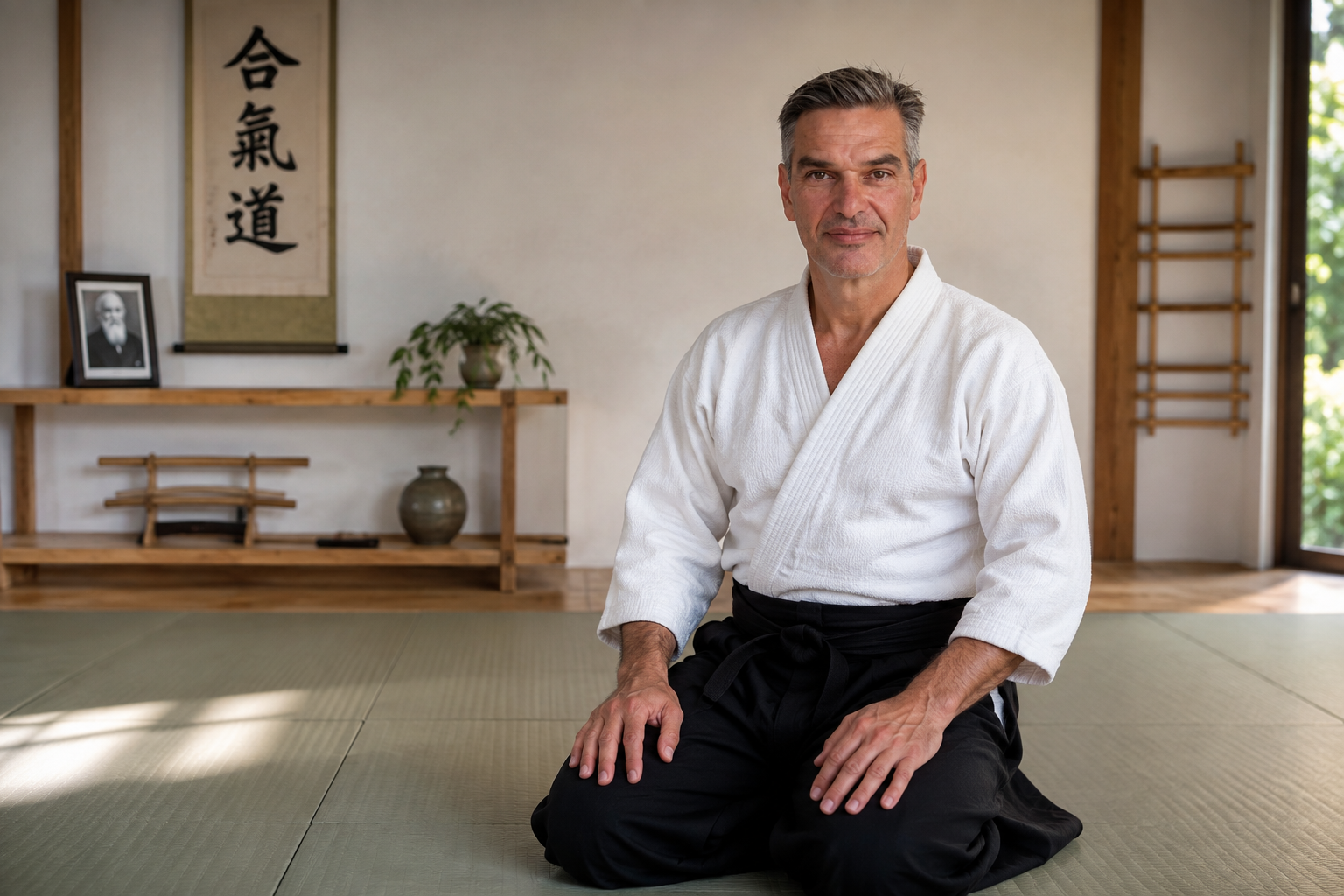 Αθανάσιος Τριανταφύλλου — 5ος Νταν Aikido, πρακτική σε dojo